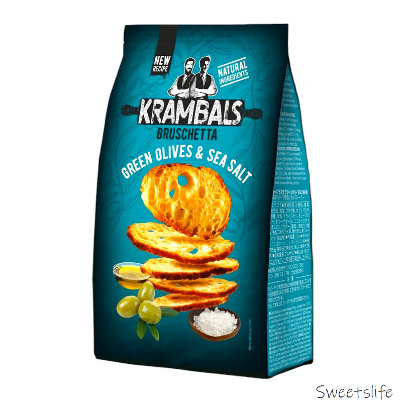 Krambals-Bruschetta Green Olives Sea Salt