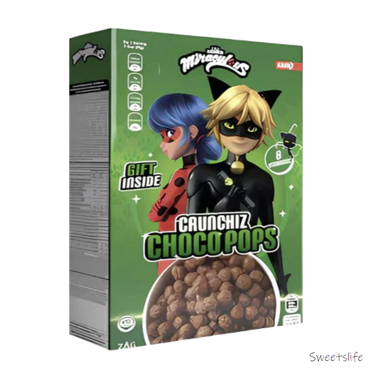 Miraculous Crunchiz Choco Pops 375g