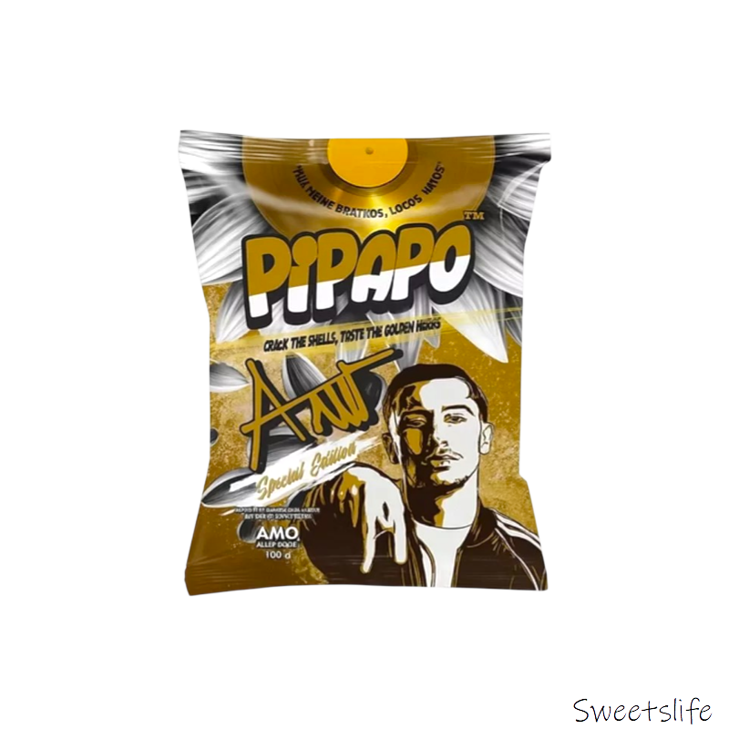 PIPAPO geröstete Sonnenblumenkerne Gold Special Edition 100g
