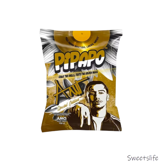 PIPAPO geröstete Sonnenblumenkerne Gold Special Edition 100g