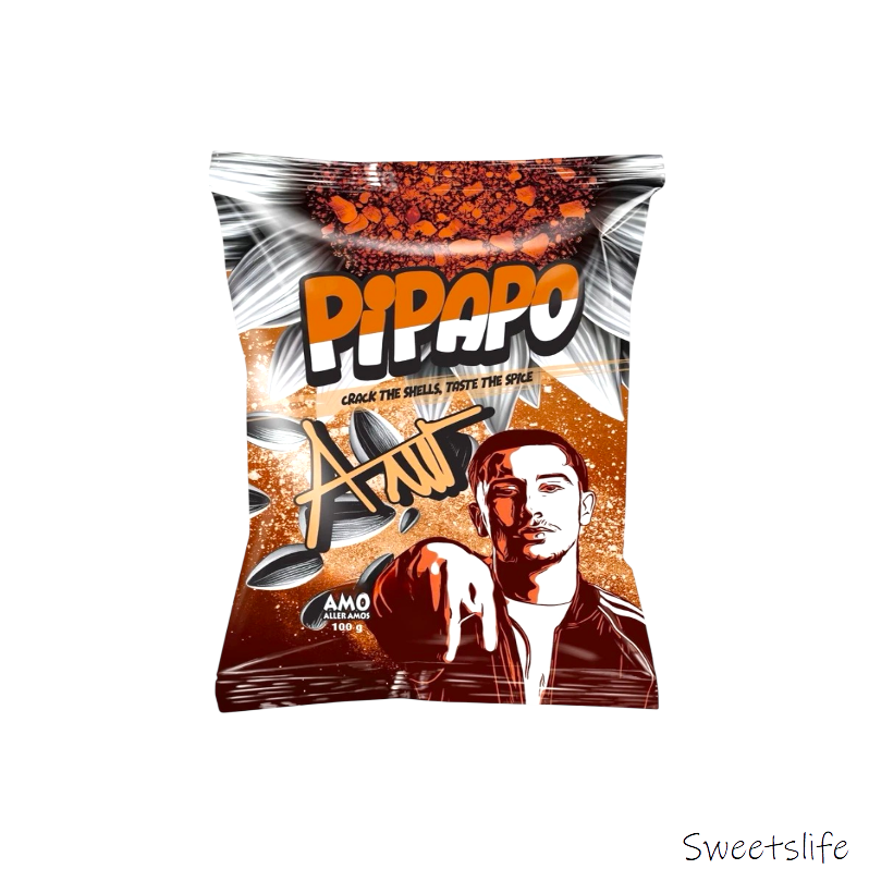 PIPAPO Sonnenblumenkerne mit Taco Geschmack 100g