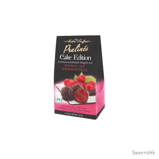 Pralinen Cake Edition - Himbeer & Zartbitterschokolade 148g