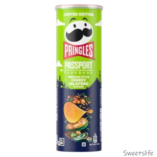 Pringles Passport Cheesy Jalapeño nach mexikanischer Art