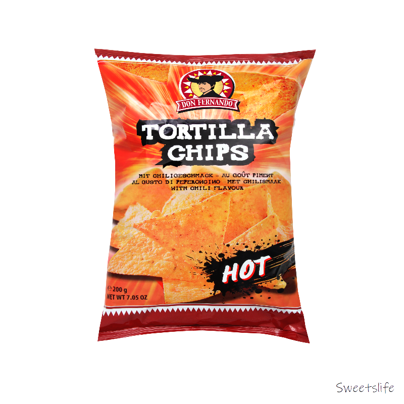 Tortilla Chips mit Chilligeschmack 200g