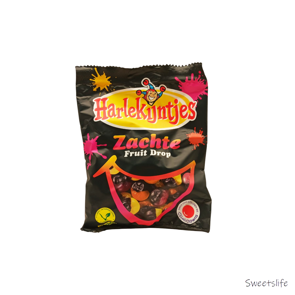 Harlekijntjes Fruit Drop (Vegan) 300g