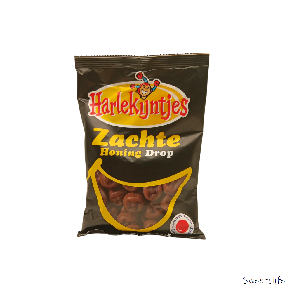 Harlekijntjes Soft Honig Lakritz 300g