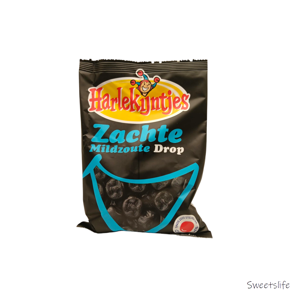 Harlekijntjes Soft Mildzoute Lakritz 300g