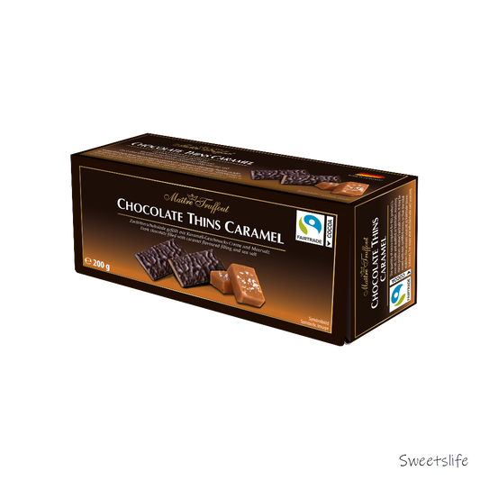 Chocolate Thins Caramel 200g