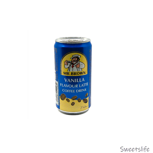 Mr. Brown Coffee Drink Vanilla Flavour Latte 250ml